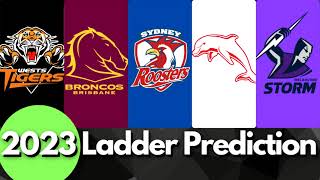 2023 Ladder Prediction | NRL