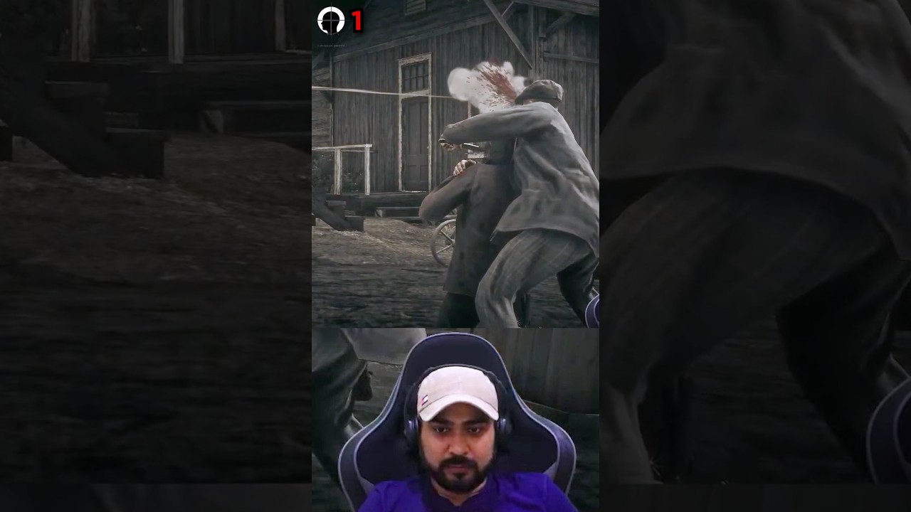 Unstoppable Sharpshooter: 25 Consecutive Headshots in RDR2 🎯🔥 #Shorts
