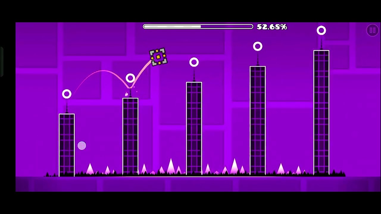 Geometry Dash Level 1 Stereo Madness Complete | All Coins - YouTube