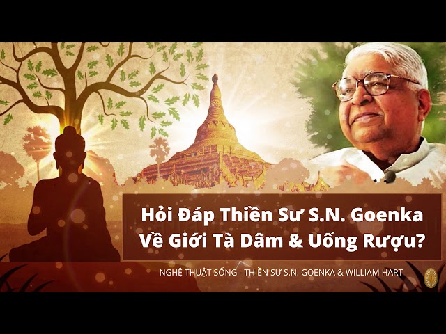 Nghệ thuật sống - Hỏi đáp Thiền sư S.N. Goenka về giới tà dâm & uống rượu? - S.N. Goenka