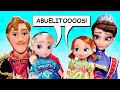 👵👴 ¡Elsa y Anna bebés VISITAN a sus ABUELOS! - Princesas de Disney