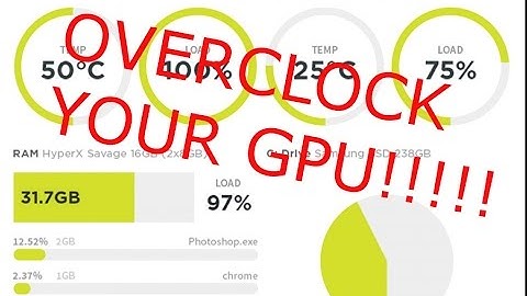 Easily overclock your gpu