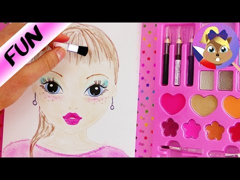 MAKE UP CHALLENGE -Topmodel omalovánky - Malování za pomocí šminek, jde to? Hraj si se mnou