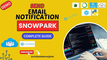 Create & Send Email Notifications SYSTEM$SEND_EMAIL() |Snowflake Demo ❄️