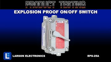 Explosion Proof On/Off Switch - Class I, Div. 1 & 2 - Class II, Div. 1 & 2 - 20 Amp Rated