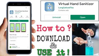 Virtual Hand Sanitizer app  Playstor | How To Download and Use it screenshot 2