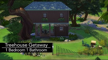 Treehouse Getaway  | The Sims 4 | Stop Motion | Speed Build | No CC or Mods | BeiBuilds
