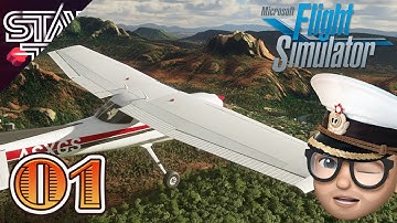 LEARNING TO FLY A PLANE | Microsoft Flight Simulator - Part 1
