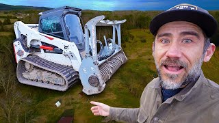 Clearing Land with Forestry Mulcher/ Building our 14 acre Homestead