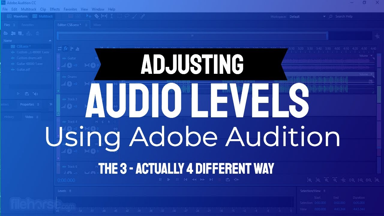 How To Adjust Audio Levels In Adobe Audition YouTube how-to-adjust-audio-levels-in-adobe-audition-youtube