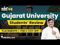 Gujarat university review  courses fees result placements