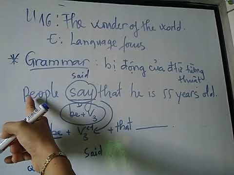 Tiếng Anh lớp 11 UNIT 16 Language focus 2023 | Alpham