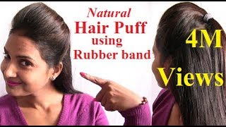 How To Do Puff Hairstyles Stepwise DIY Tutorial With Pictures