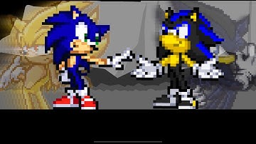 Sonic v Seelkadoom | Short Sprite Animation (Stick Nodes)