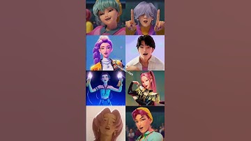 Thumbnail of KPop Demon Hunters characters singing "Golden"