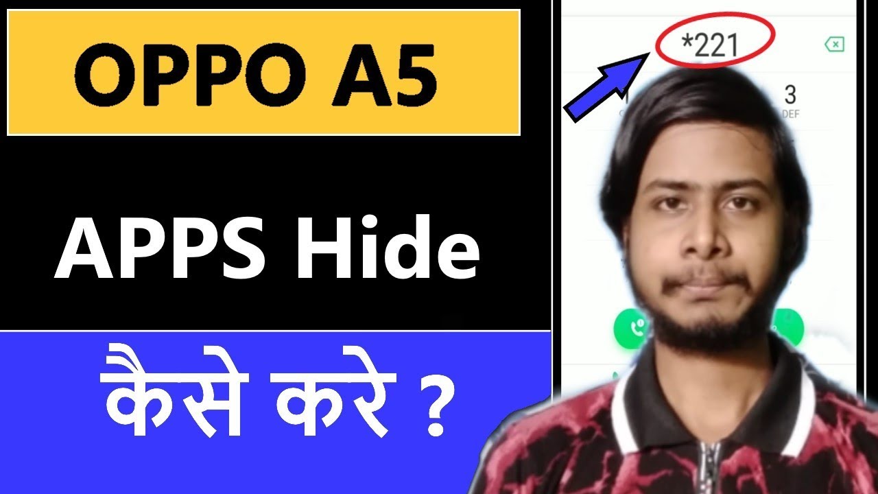 How To Hide Apps In Oppo A5 YouTube