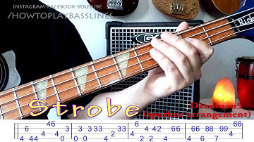STROBE - DEADMAU5 (SPARKEE ARRANGEMENT) bass cover | How to play