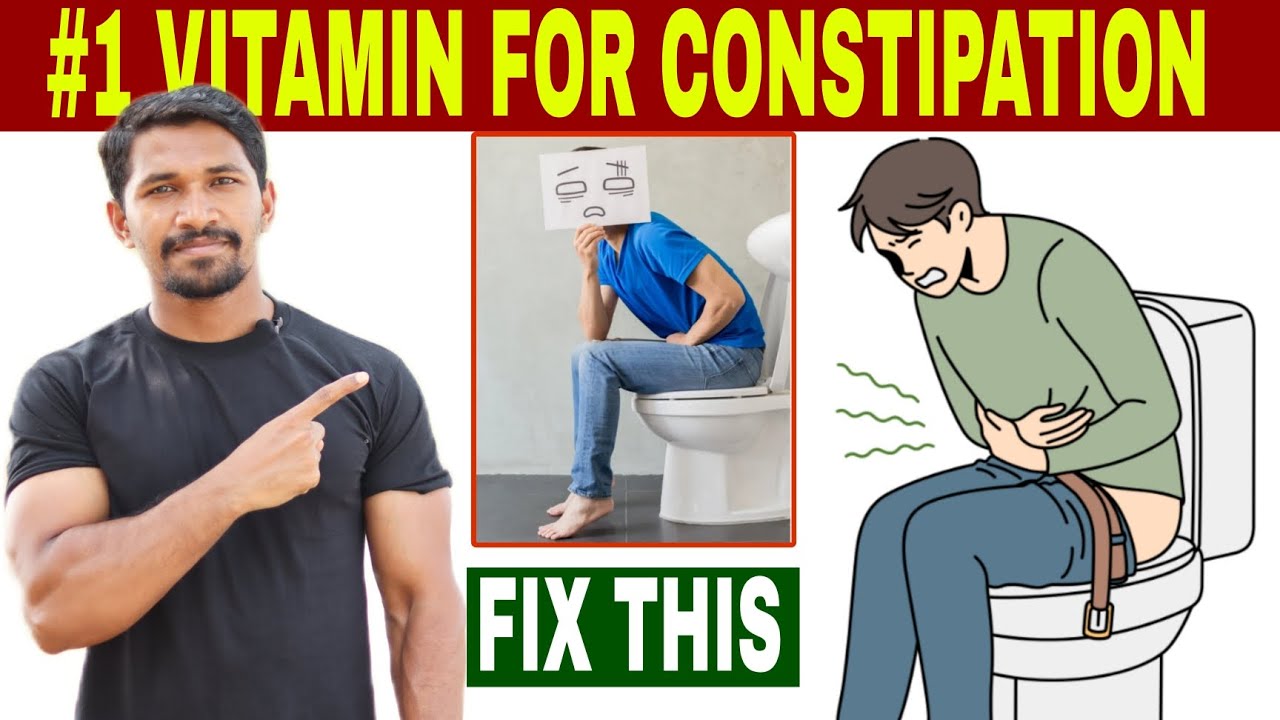 1 Vitamin Deficiency in Constipation Get Rid of Constipation Muscle