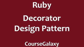 Decorator Design Pattern In Ruby