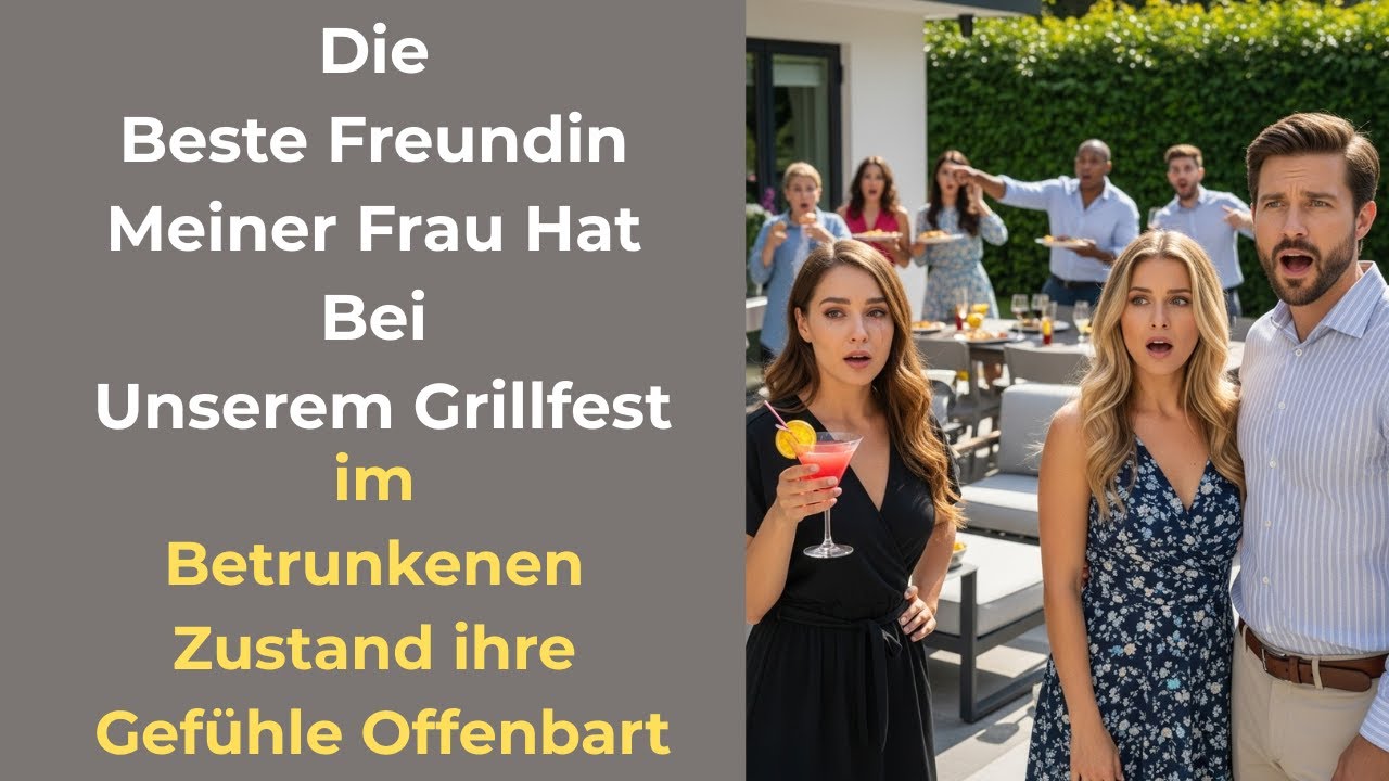Die beste Freundin meiner Frau hat bei unserem Grillfest im betrunkenen Zustand ihre Gefühle offenba