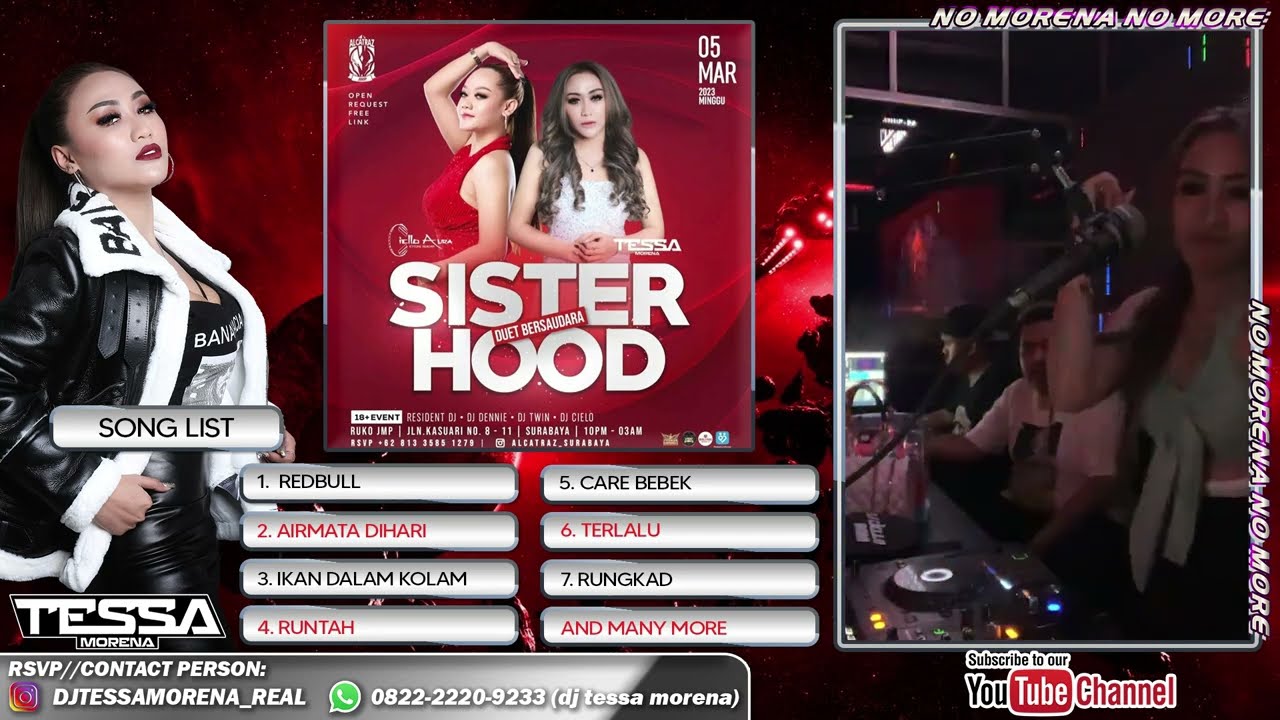 FUNKOT TERLALU ASIK DUET SISTER ALCATRAZ SURABAYA BY DJ TESSA MORENA AND DJ CIELLO AURA