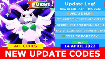 NEW UPDATE CODES [EASTER UPDATE] ALL CODES! Clicker Simulator! ROBLOX | April 14, 2022