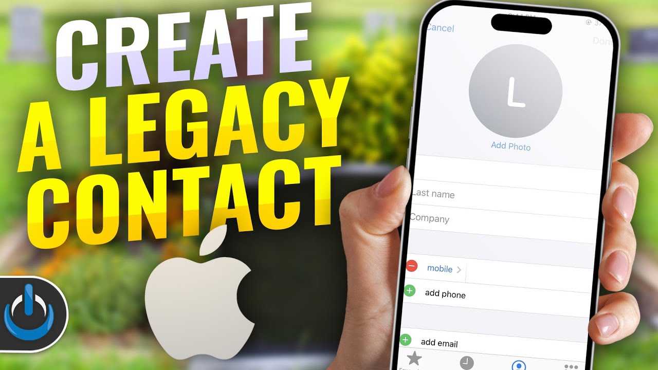 How to Create A Legacy Contact iPhone, iPad, Mac YouTube