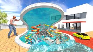 Franklin Found Secret Water Park City in Swimming - INDIAN BIKES DRIVING 3D screenshot 5
