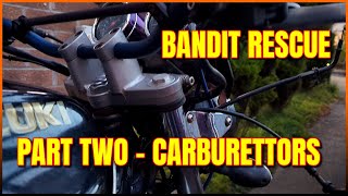 Suzuki Bandit - how to remove carbs - part two of project Bandit