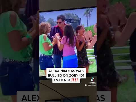 Evidence Alexa Nikolas was bullied on Zoey 101 😭 #zoey101 #alexanikolas #nickelodeon #bullying #fyp