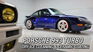 My FAVORITE 993 || Porsche 911 Turbo for Dry Ice Cleaning and Ceramic Coating
