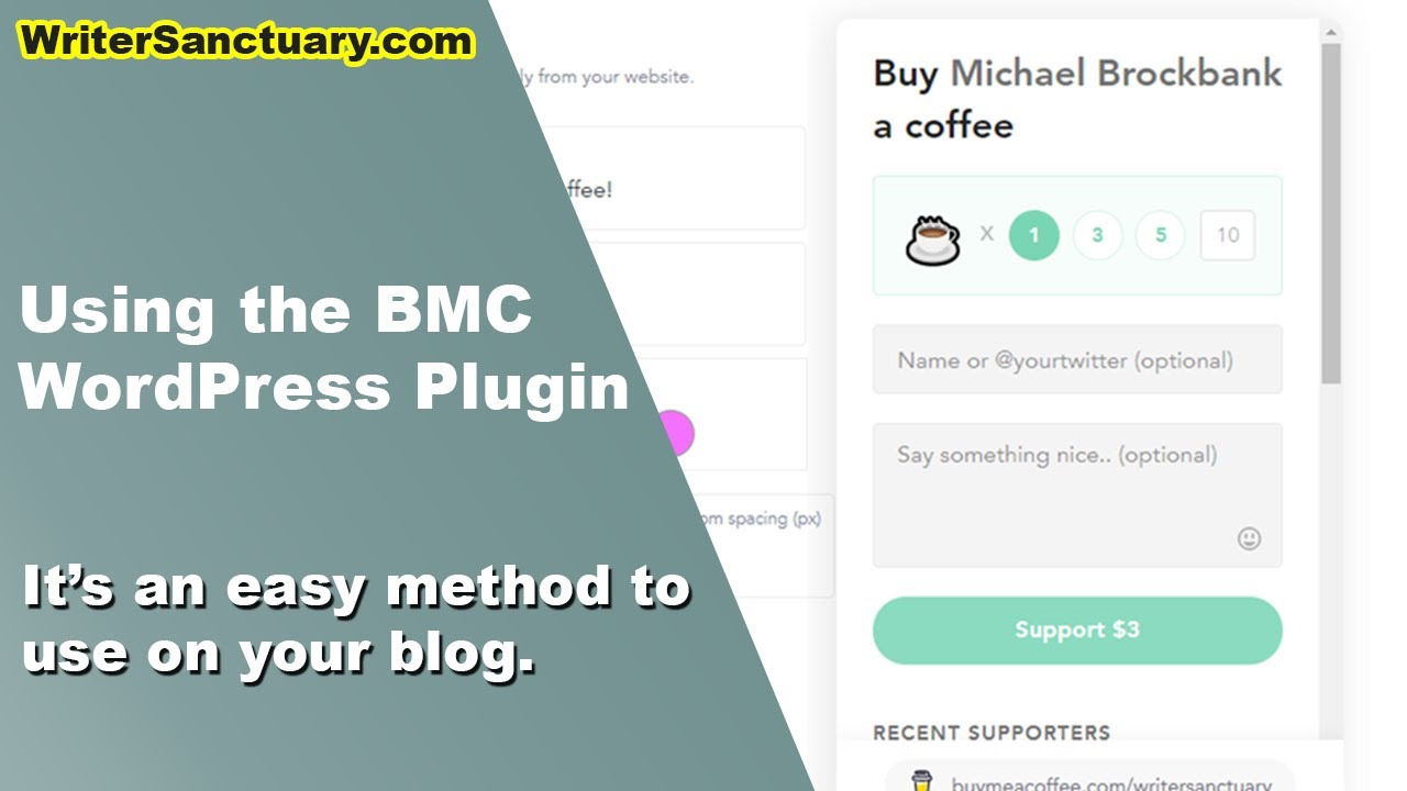 How to Use the Buy Me a Coffee Widget and Button Plugin in WordPress