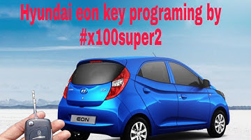 Hyundai Eon key programming by #x100super2 #allKeyLost #keyPrograming #flipKey