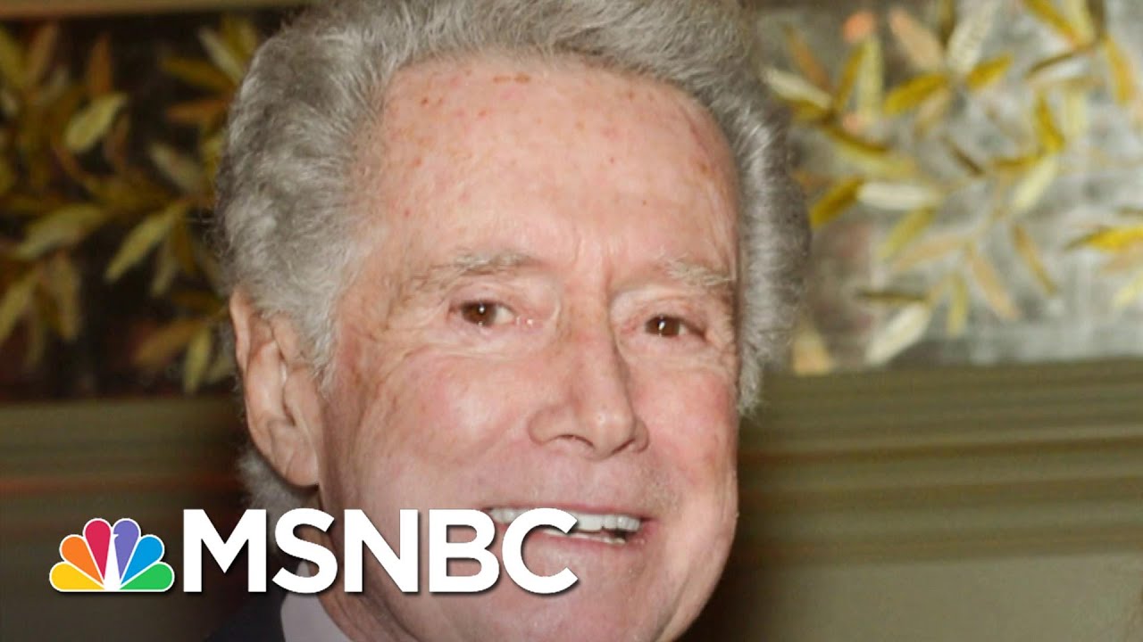 Regis Philbin was made for TV, maybe the last of his kind