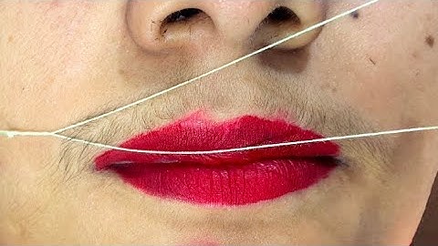 Upper lip threading #upperlips #threading @sonimakeover