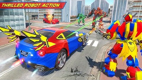 Flying Hawk Robot Car Game