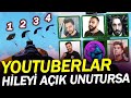 YOUTUBERLAR HİLEYİ AÇIK UNUTURSA / MEZARCI, DOCH, BARIŞ G, ERSİN YEKİN, KOZMİK KARINCA, DWOZ