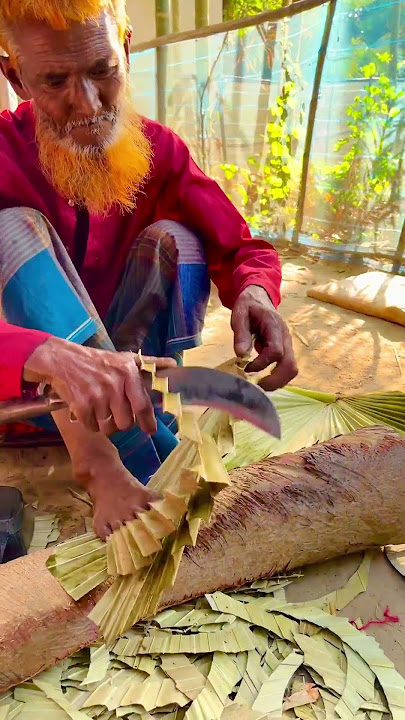 তাল'পাতা দিয়ে এ'সি তৈরি দেখু'ন..! 😮 #viral #foryou #short