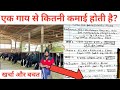 एक गाय से कितनी कमाई होती है? खर्चा,बचत। How to earn money from dairy farm।Dairy farm business।