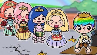 Rich Princess or  Poor Princess  | Toca Life Story |Toca Boca