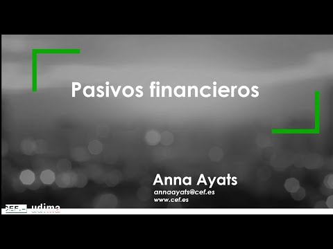 Video: Cómo Emitir Pasivo Financiero