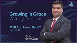 [Weekly Devotion] Will You Come Back | 210317 수원제일교회 영어 큐티 | Pastor. Raveen Burra(라빈 목사)