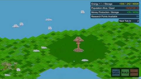 Tile Map Accelerator - Simple Nuclear War RTS Game Mechanics