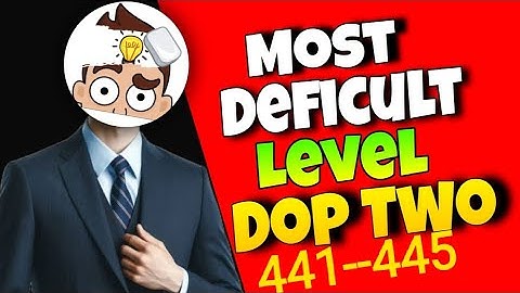 Dop2 gameplay level 441--445 shorts delete part one #Rehman gamer 786.#