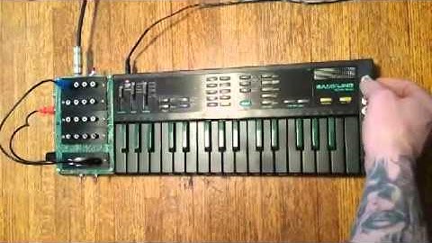 CIRCUIT BENT CASIO SK-1 Sampler synth Patchbay GLITCH LFO