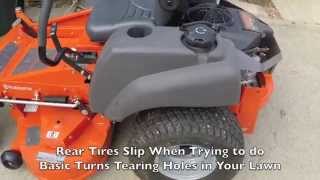 Husqvarna MZ52 Zero Turn Mower Fail