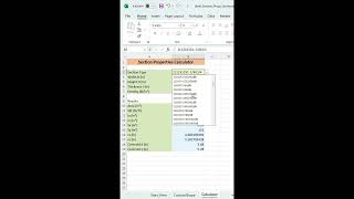 Steel Section Property Calculator screenshot 3