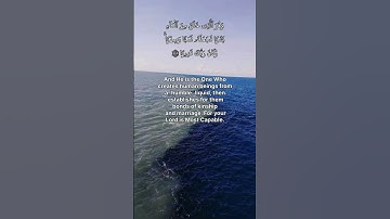 Surah Furqan (Translation) | سورة الفرقان مرج البحرين #quran