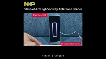 NXP ICODE SLIX Technology Anti Clone Wiegand Access Reader