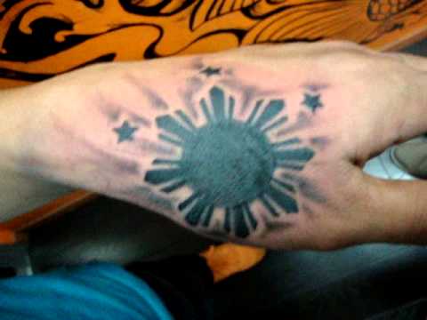 Filipino Flowers Tattoo Flowers Healthy Three Stars And One Sun Filipino Pride Filipino Tribal